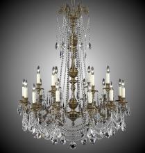  CH2058-A-23S-ST - 6+12 Light Finisterra with draping Chandelier